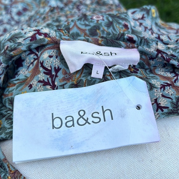 New Ba&sh Phoenix Maxi Dress in Amanda RUM Amsterdam Size Large - Picture 10 of 15